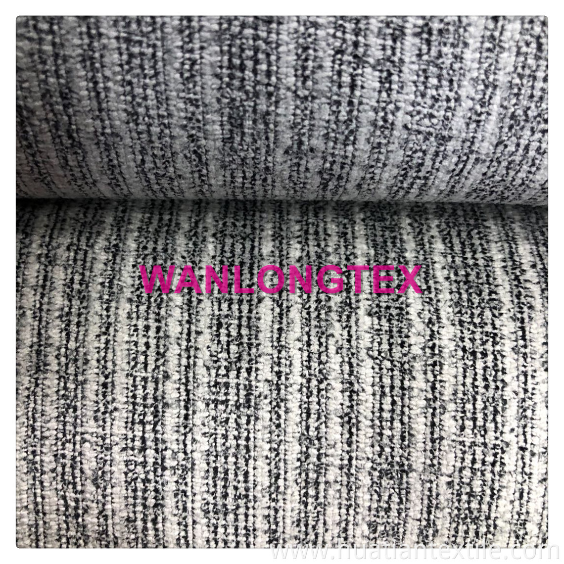 RPET Corduroy velvet fabric with backing for sofa cover